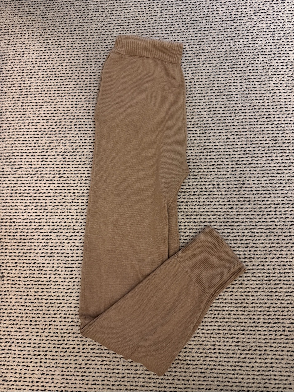 Joseph Kids Ribbed Knit Leggings - Brown